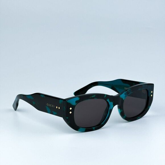 NEW Gucci GG1215S 001 Havana Grey Rectangle Unisex Sunglasses GG 1215S main image 7
